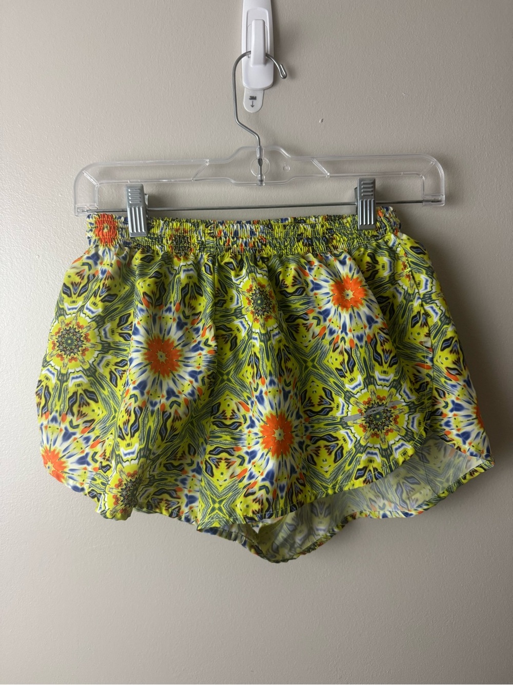 Women’s BOA Athletic Shorts in Vibrant Yellow Floral Print Mediun